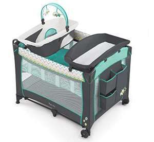 Ingenuity Smart and Simple Packable Portable Playard with Changing Table