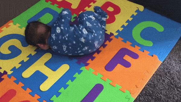 rolling baby milestone cute baby meme