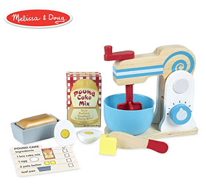 melissa and doug wooden cake maker set