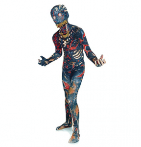 Morphsuits Kids Burnt Zombie Monster Costume