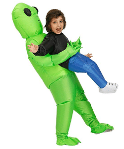 Kooy Inflatable Santa Alien Unicorn Costume