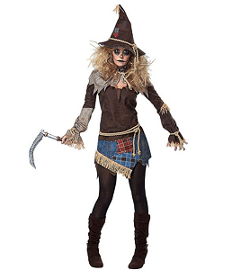 Creepy Scarecrow Womens Costume