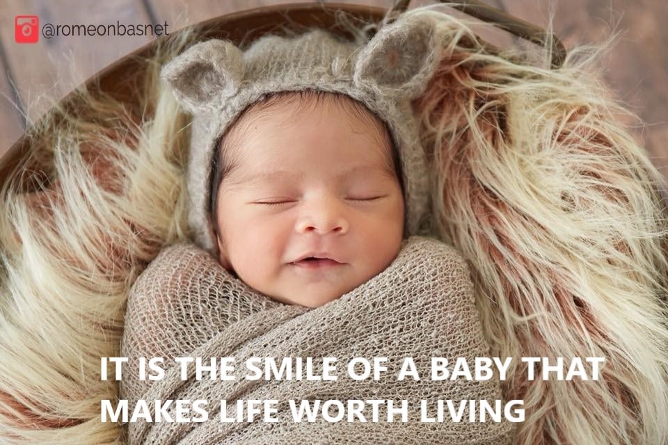 Cute baby smiling meme