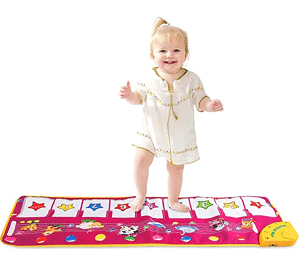 M SANMERSEN Piano Mat, Musical Keyboard Playmat