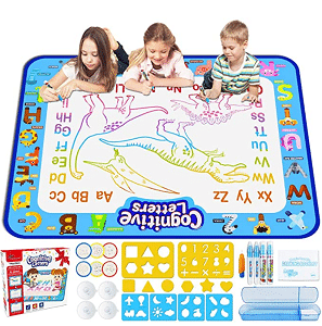 Jasonwell Aqua Magic Doodle Mat 40 X 32 Inches Extra Large Water Drawing Doodling Mat Coloring Mat