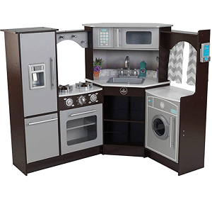 KidKraft Ultimate Corner Play Kitchen with Lights & Sounds